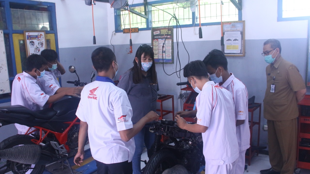 Tingkatkan Kualitas Pendidikan, MPM Honda Jatim Resmikan Tempat Uji Kompetensi SMK